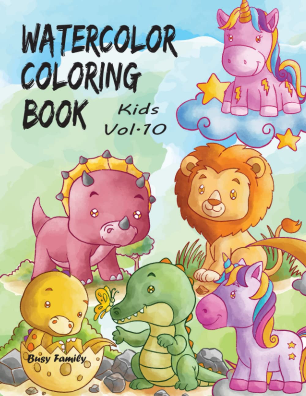 80 Printable 80 Printable Watercolor Coloring Books 14