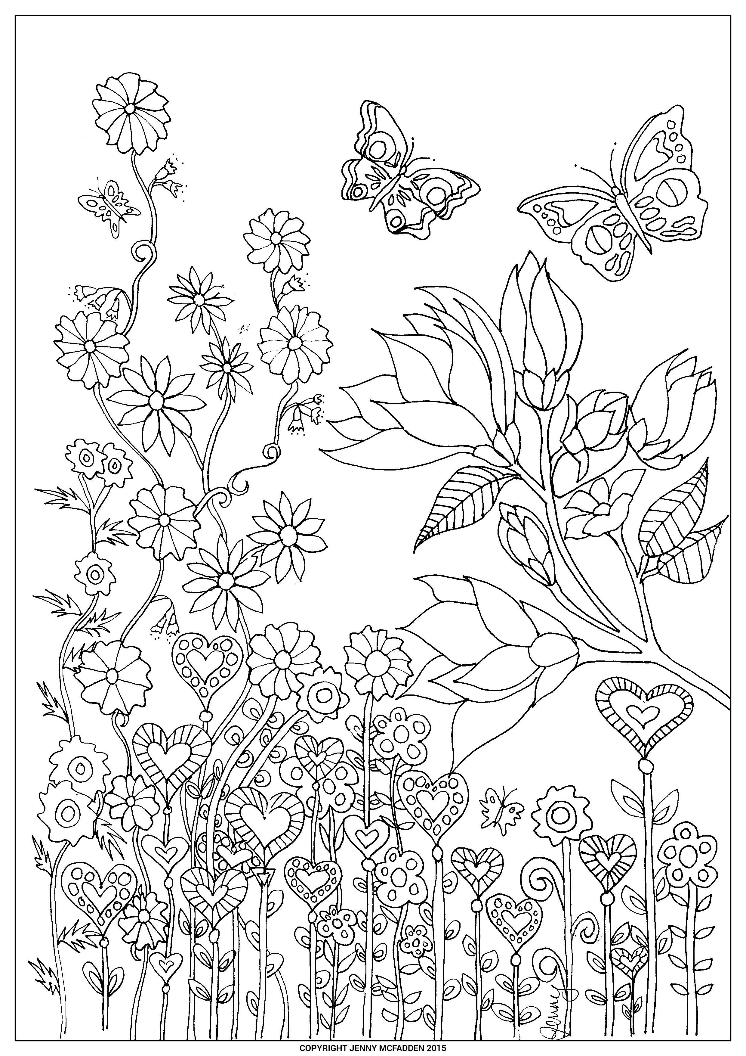 80 Printable 80 Printable Watercolor Coloring Books 34