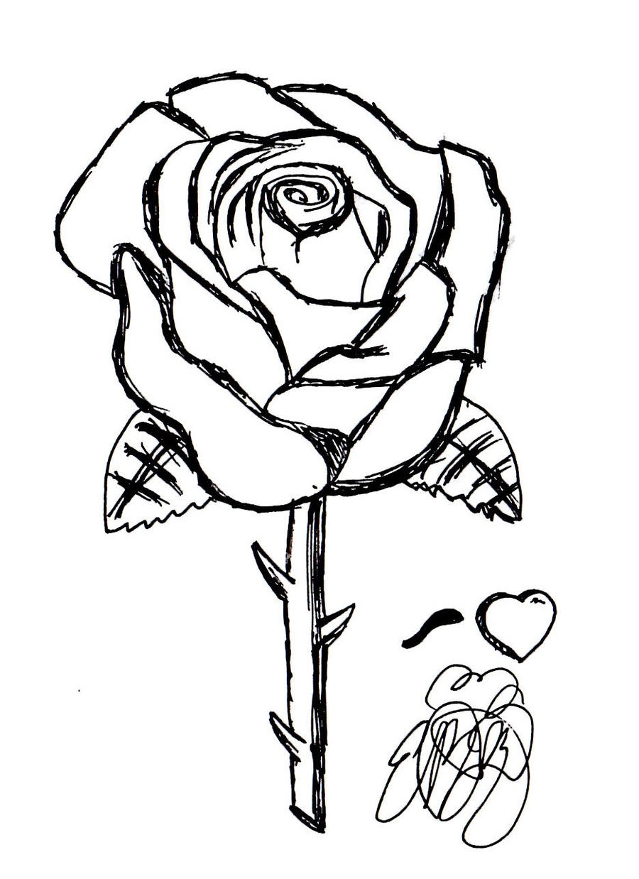 80 Printable Rose Coloring Pages 15