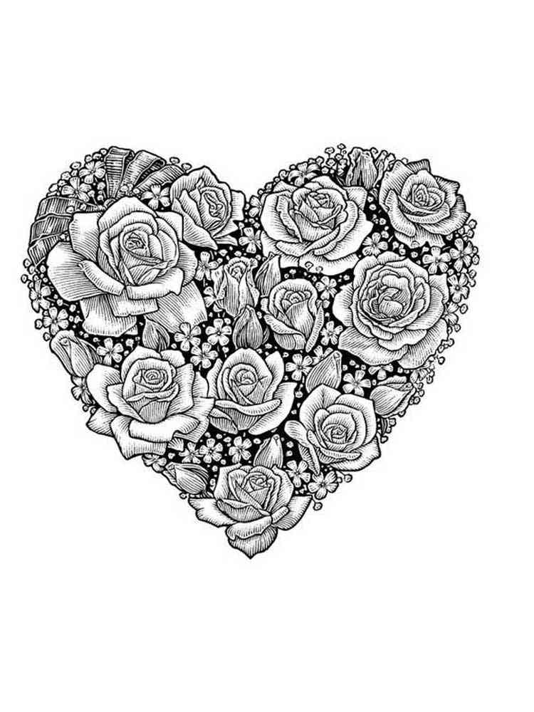 80 Printable Rose Coloring Pages 71