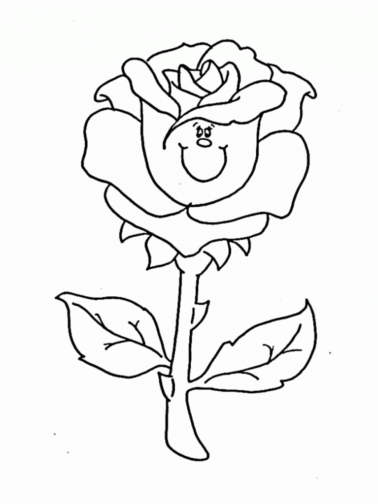 80 Printable Rose Coloring Pages 73