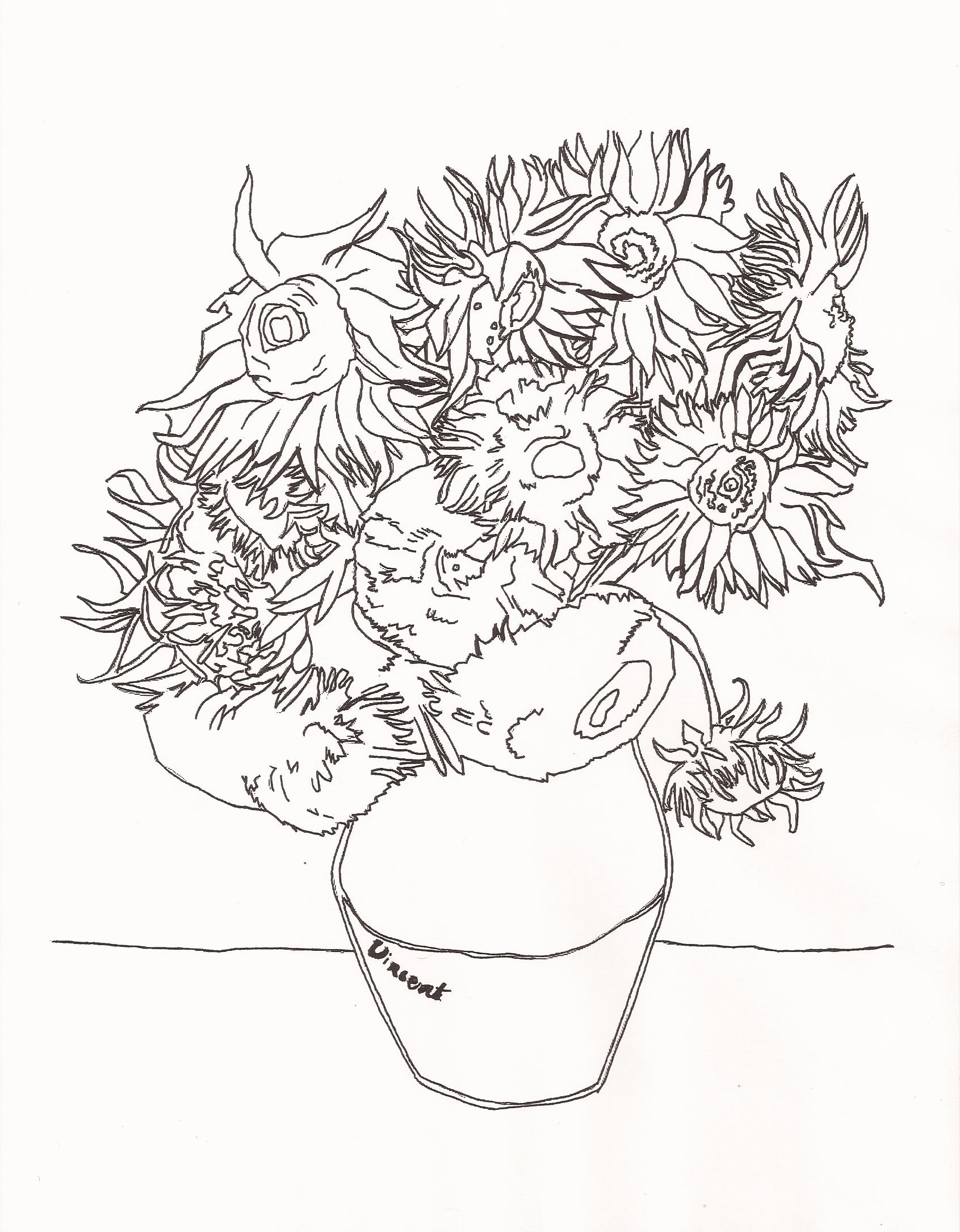 80 Printable Sunflower Coloring Pages 30