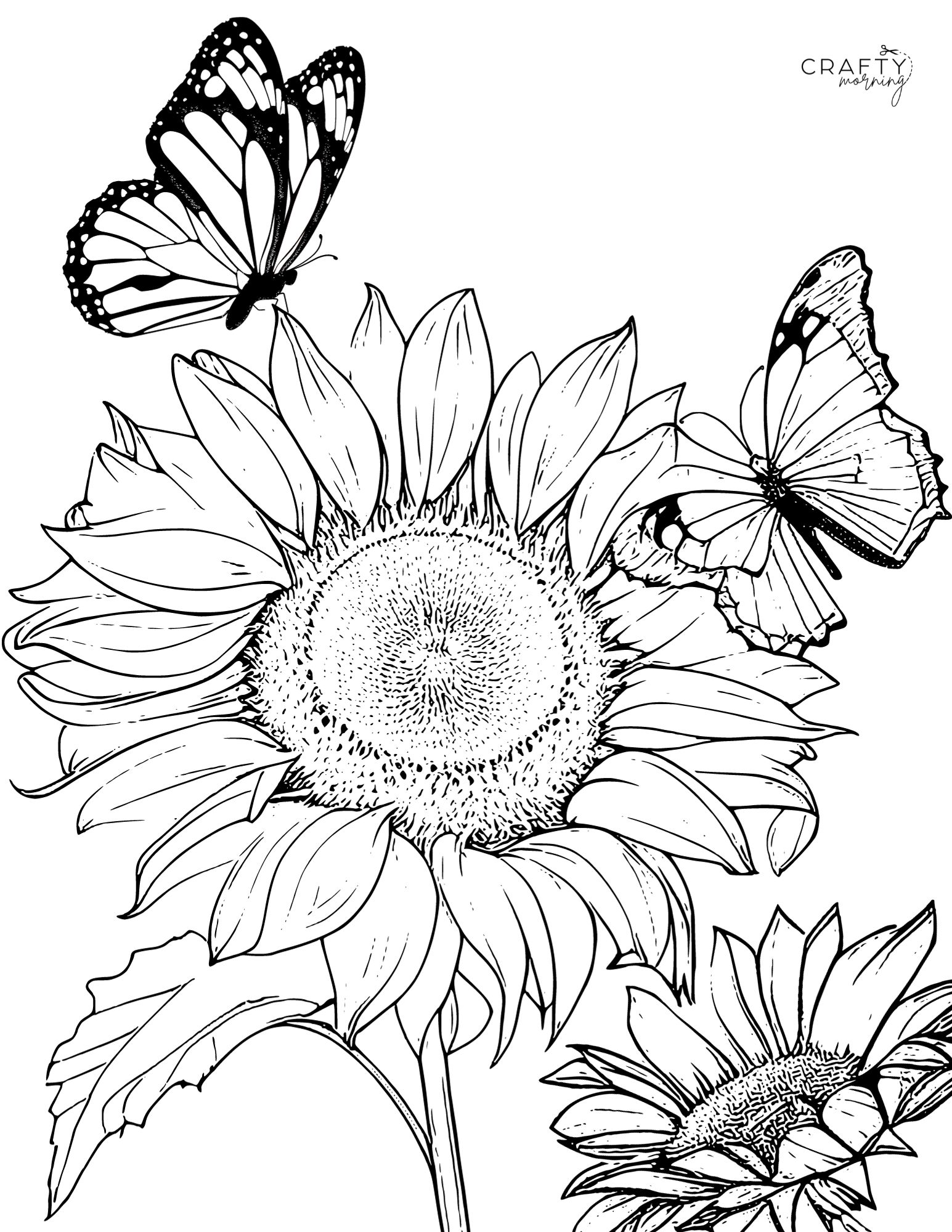 80 Printable Sunflower Coloring Pages 51