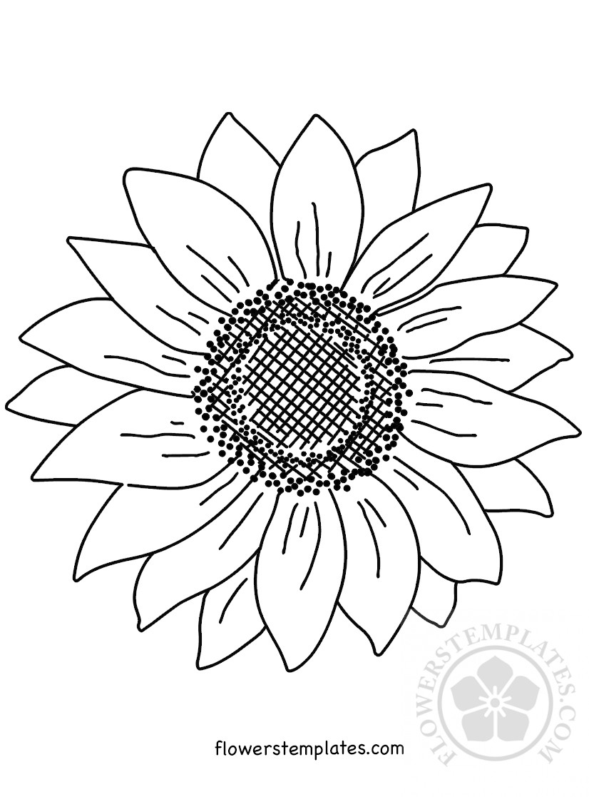 80 Printable Sunflower Coloring Pages 59