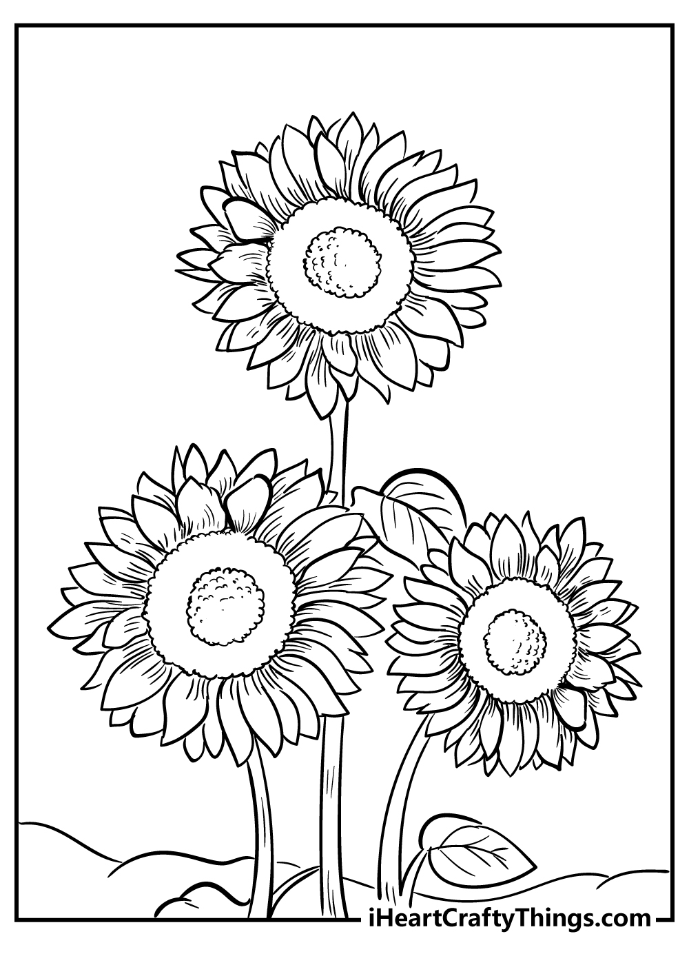 80 Printable Sunflower Coloring Pages 63