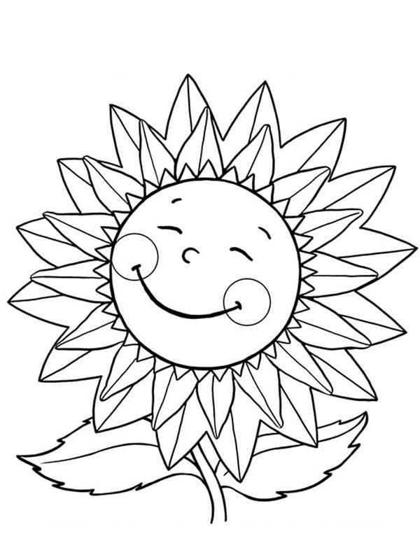 80 Printable Sunflower Coloring Pages 77