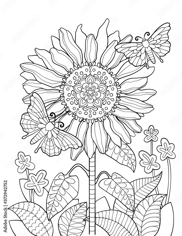 80 Printable Sunflower Coloring Pages 81