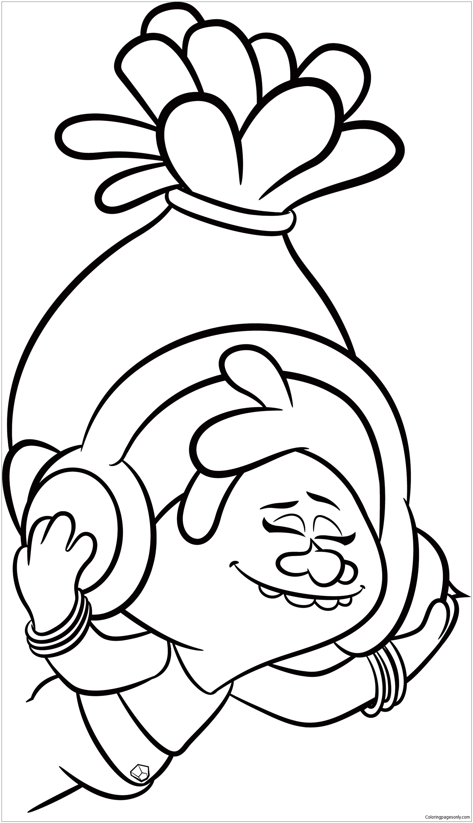 80 Printable Trolls Coloring Book 13