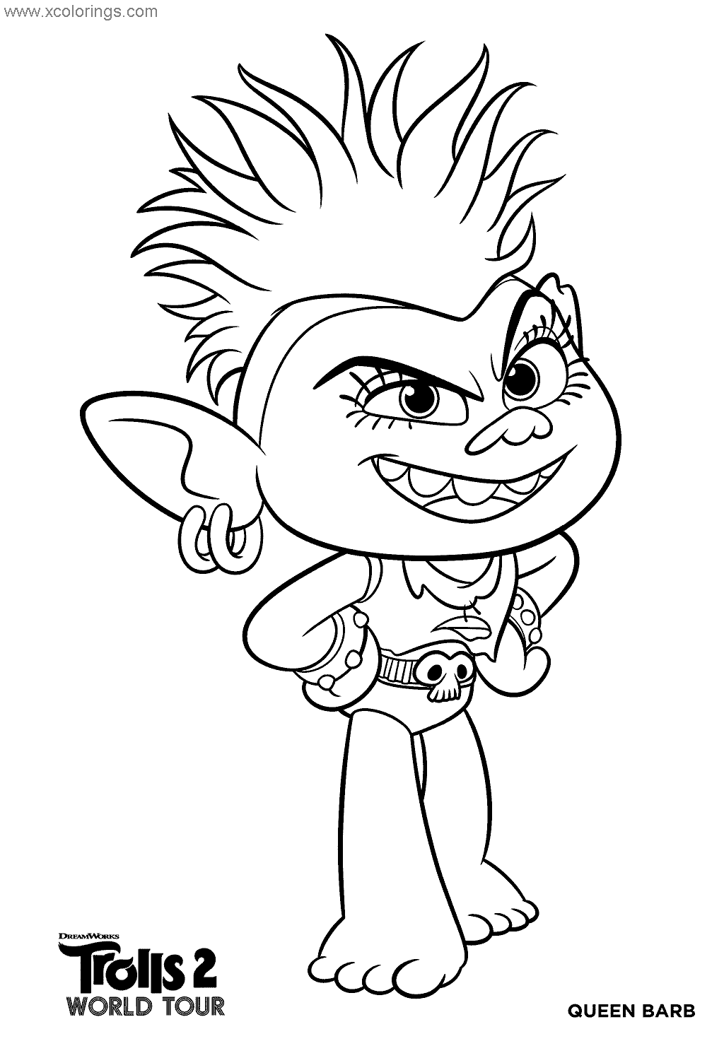 80 Printable Trolls Coloring Book 28