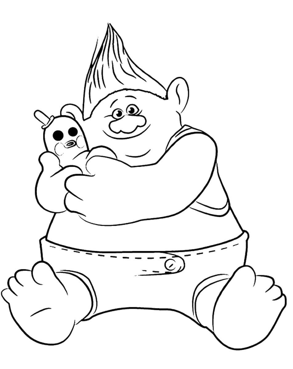 80 Printable Trolls Coloring Book 36