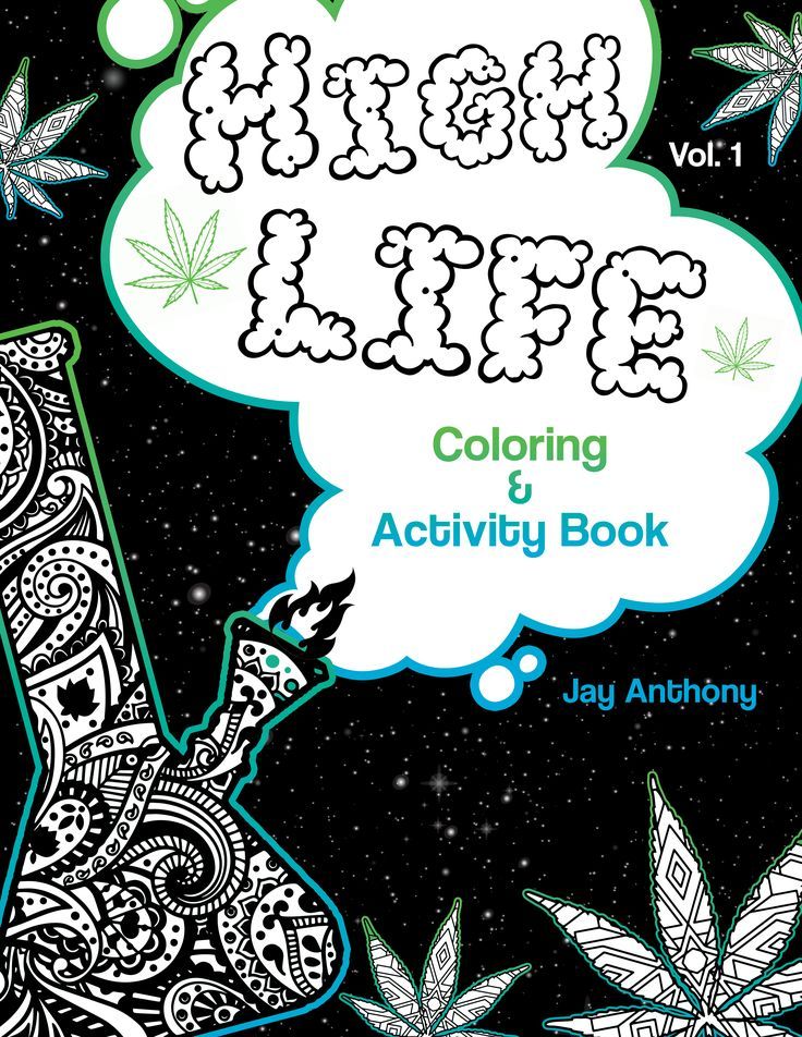 80 Printable Weed Coloring Book 10