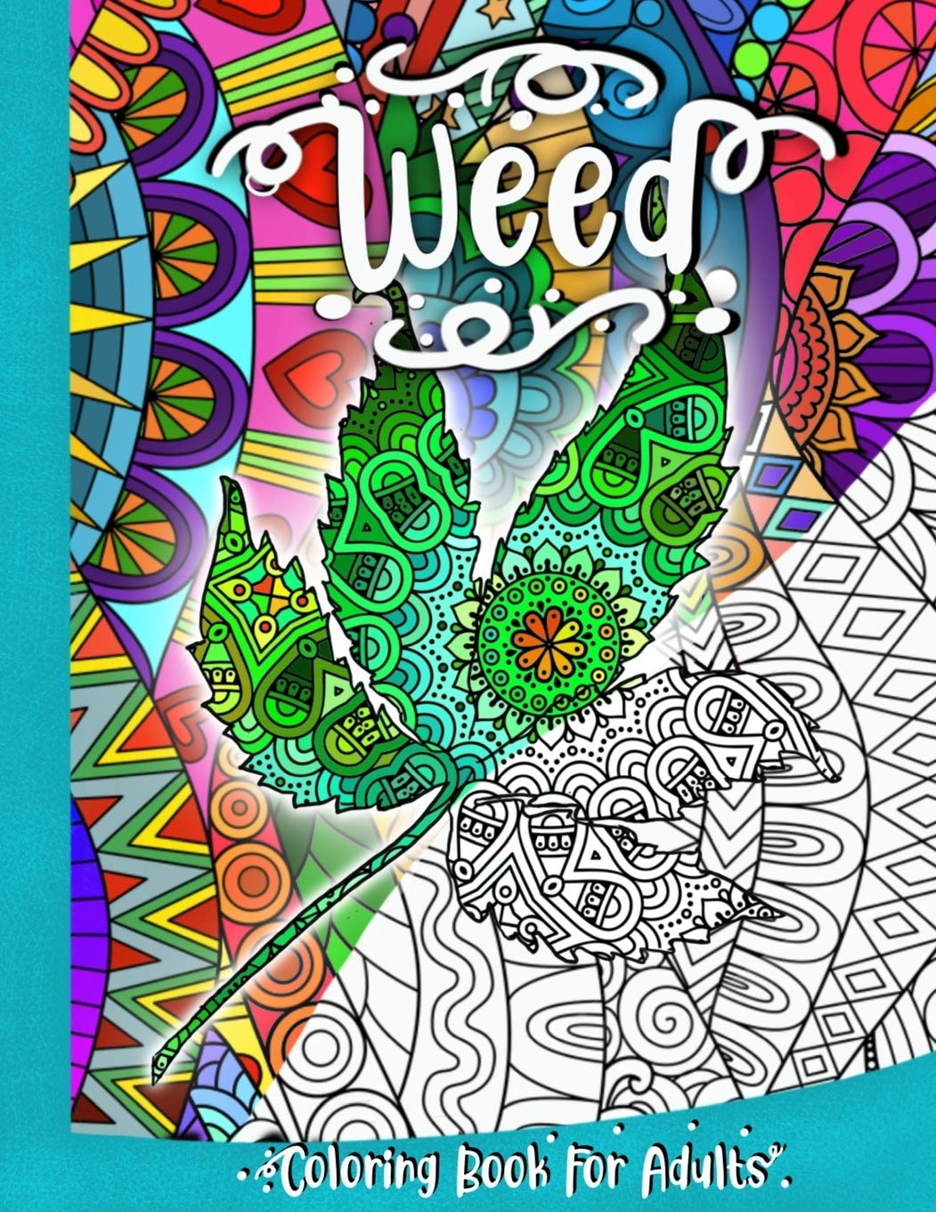 80 Printable Weed Coloring Book 26