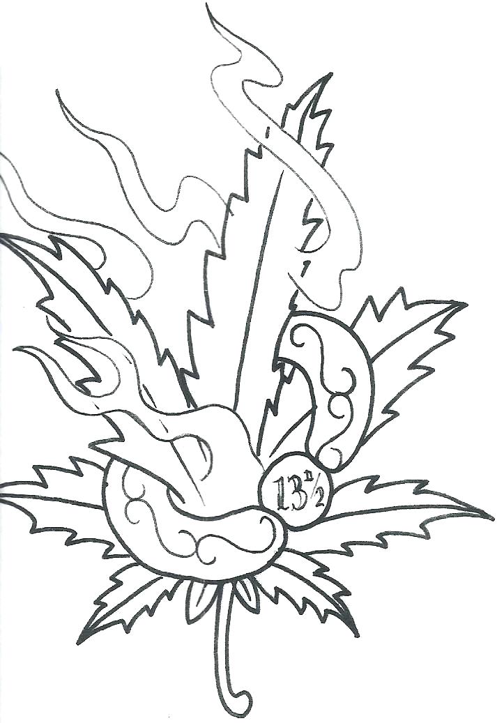 80 Printable Weed Coloring Book 29