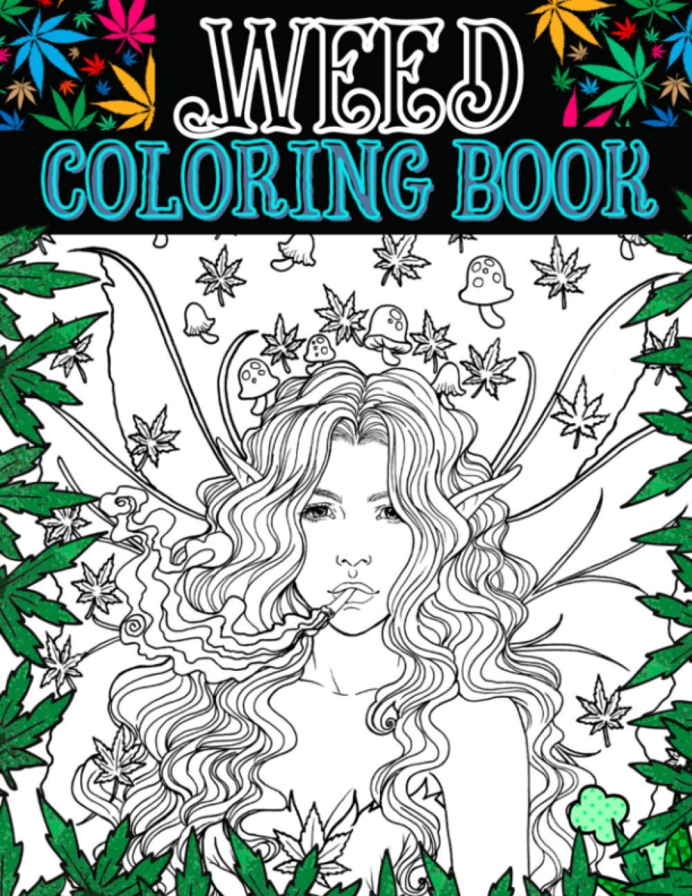 80 Printable Weed Coloring Book 47