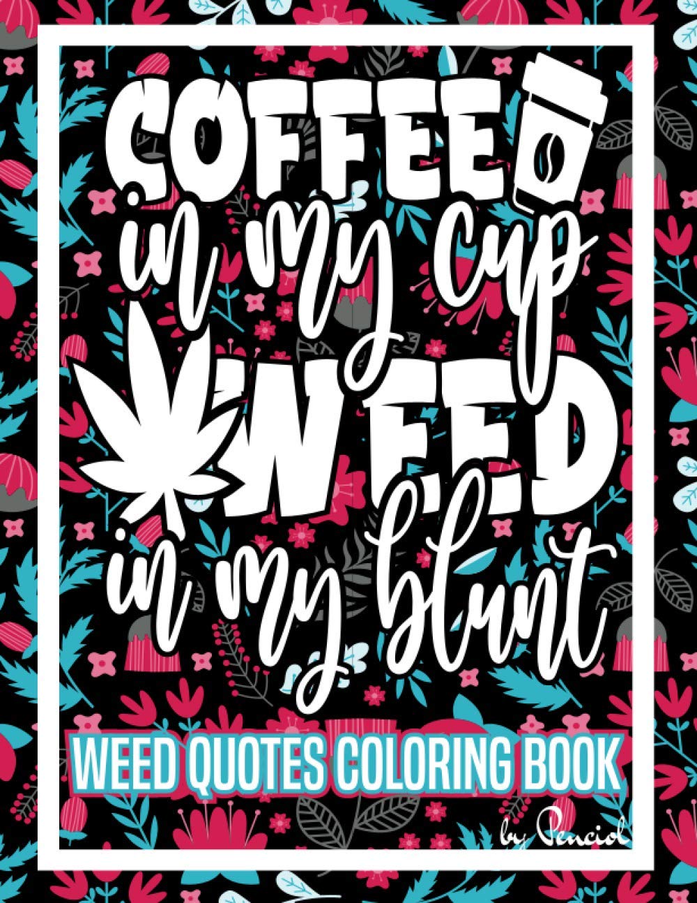 80 Printable Weed Coloring Book 7