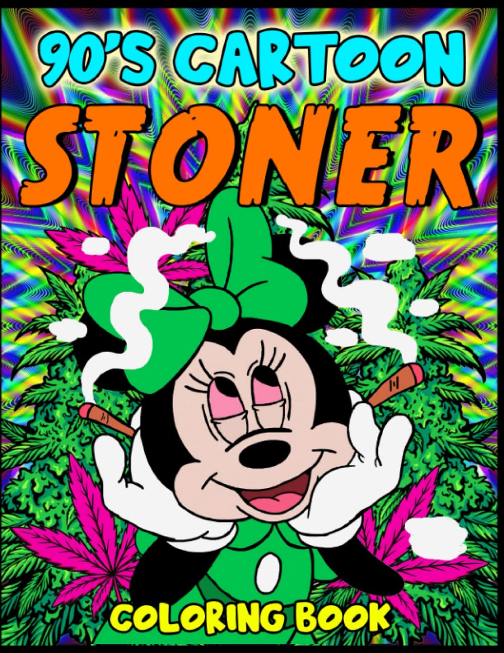 80 Printable Weed Coloring Book 8