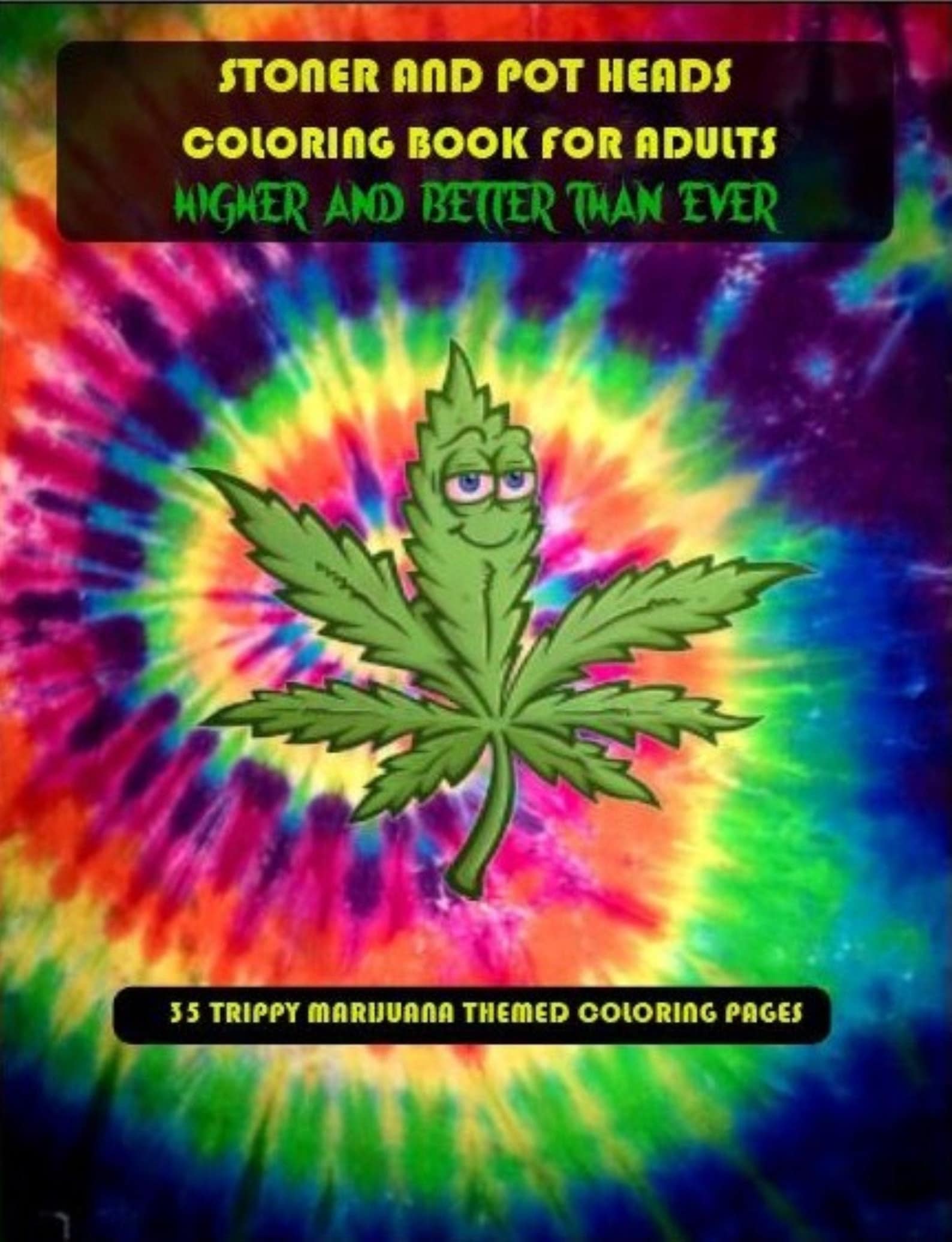 80 Printable Weed Coloring Book 80