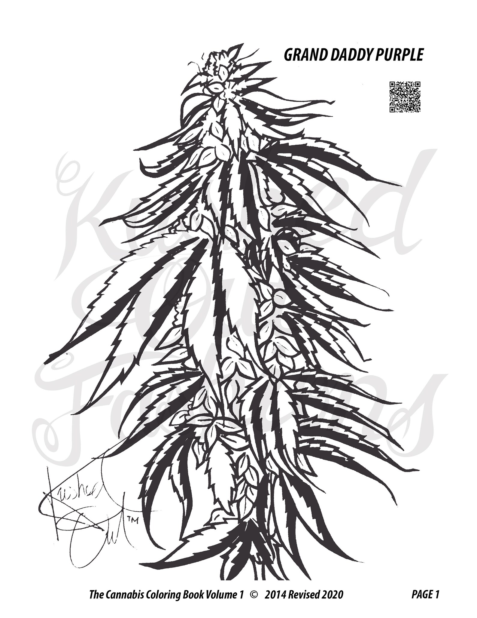 80 Printable Weed Coloring Book 88