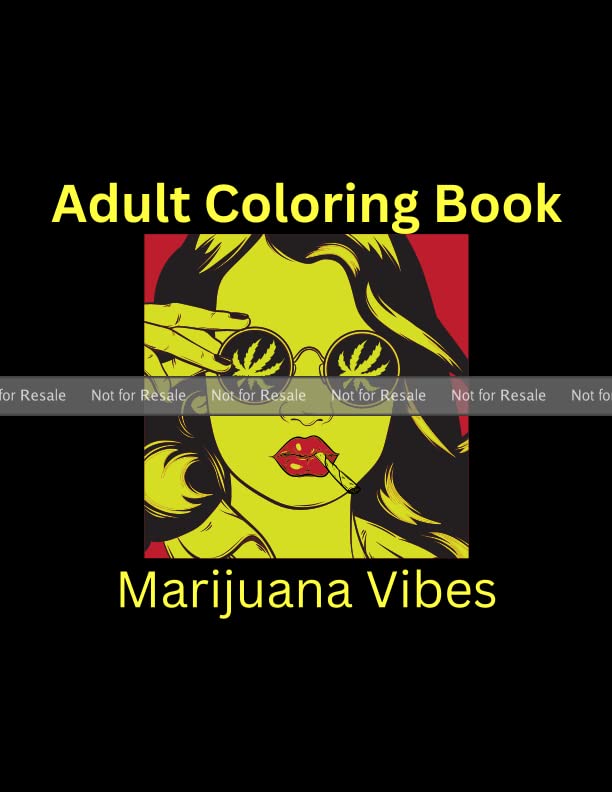 80 Printable Weed Coloring Book 91