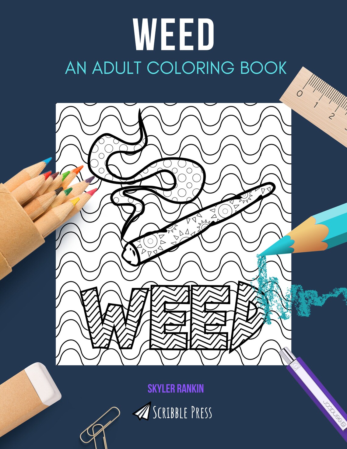 80 Printable Weed Coloring Book 92