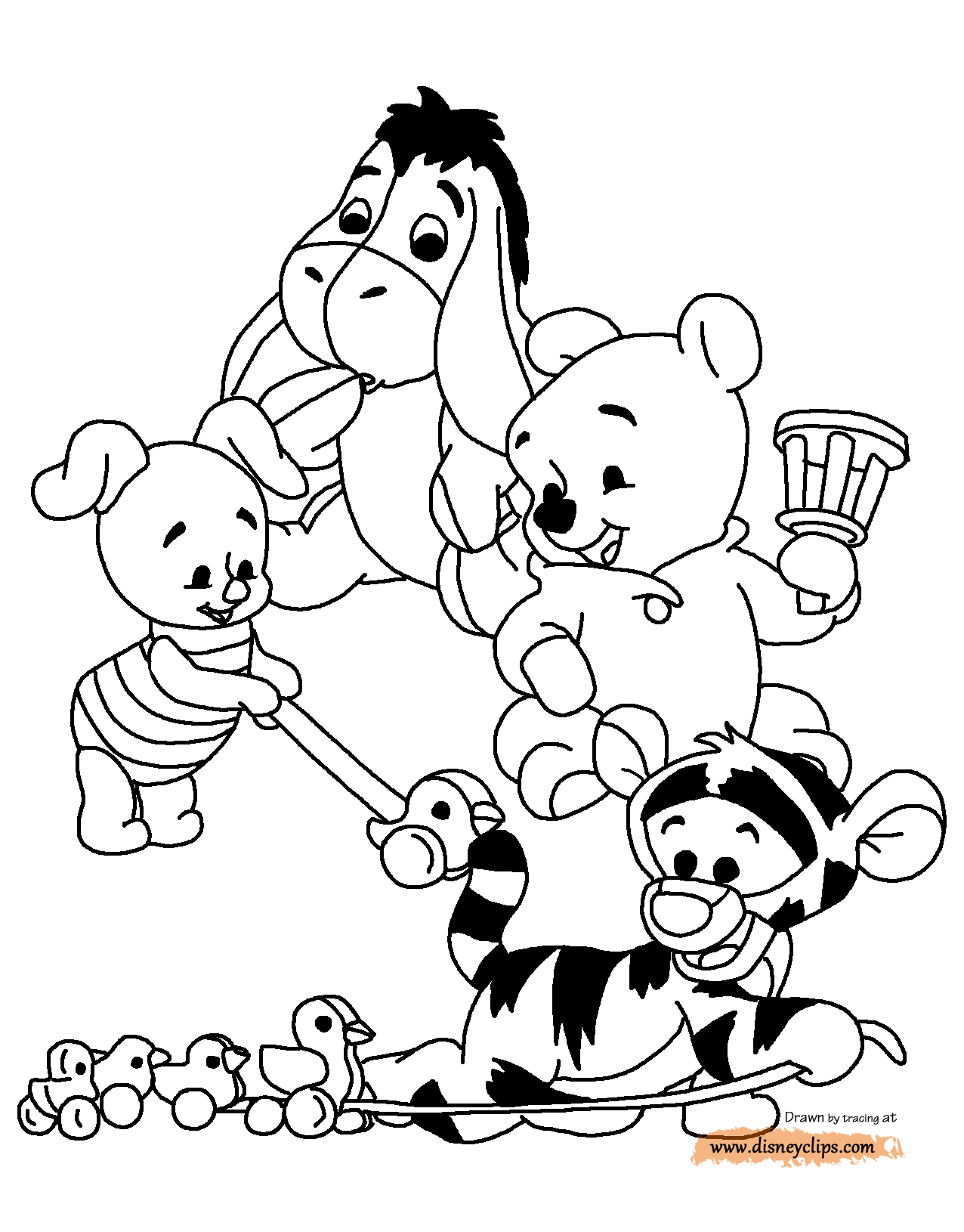 80 Winnie The Pooh Coloring Bookv 35