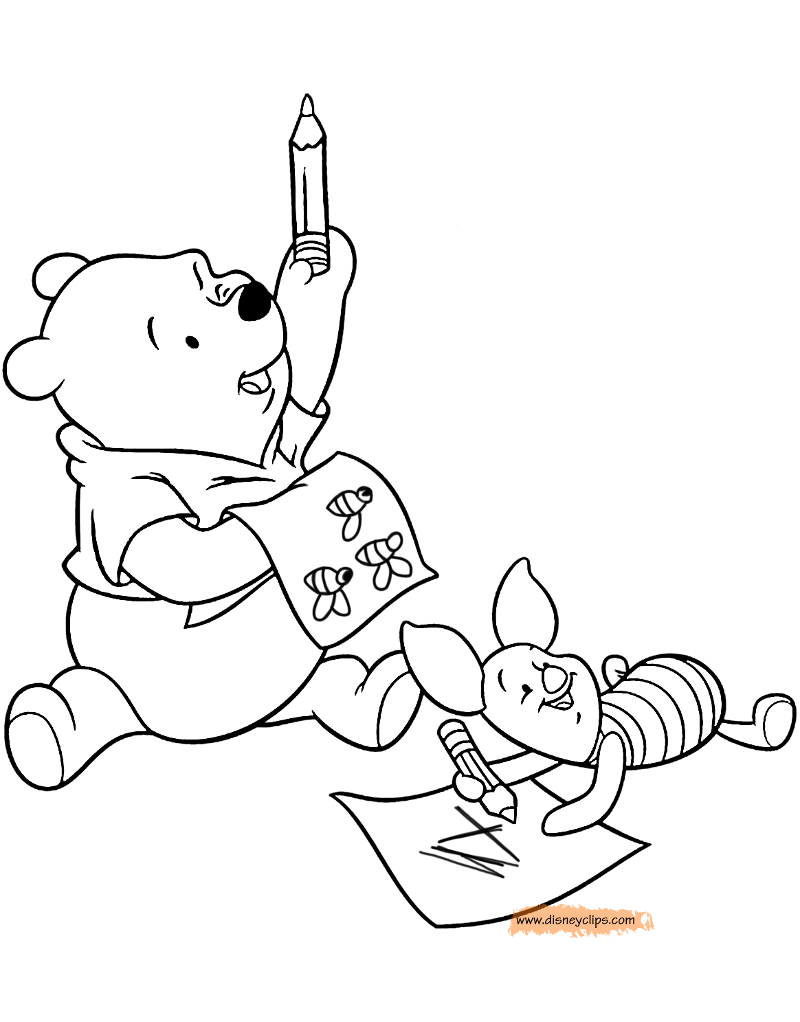 80 Winnie The Pooh Coloring Bookv 45