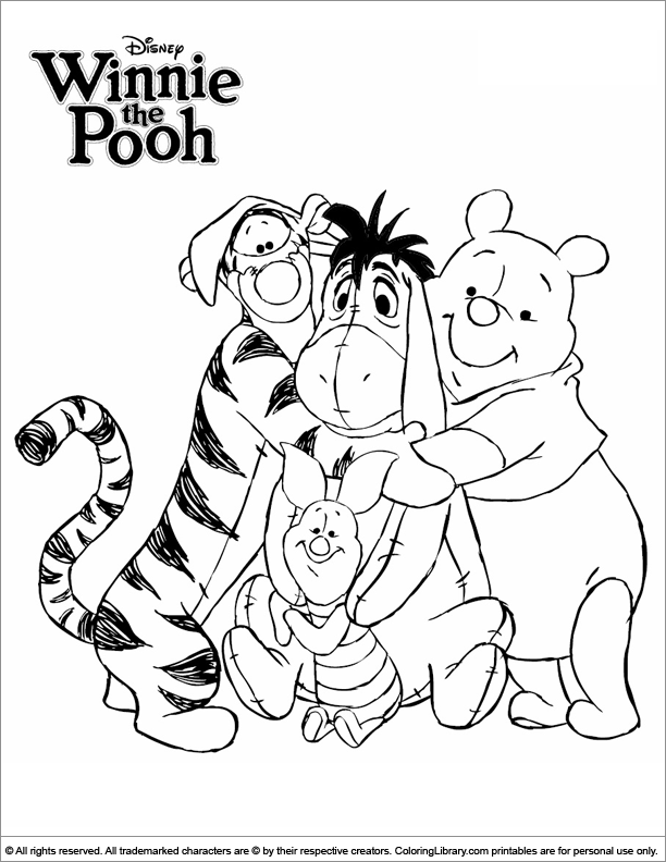 80 Winnie The Pooh Coloring Bookv 96