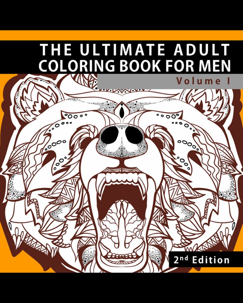 90 Adult Coloring Books For Men 76