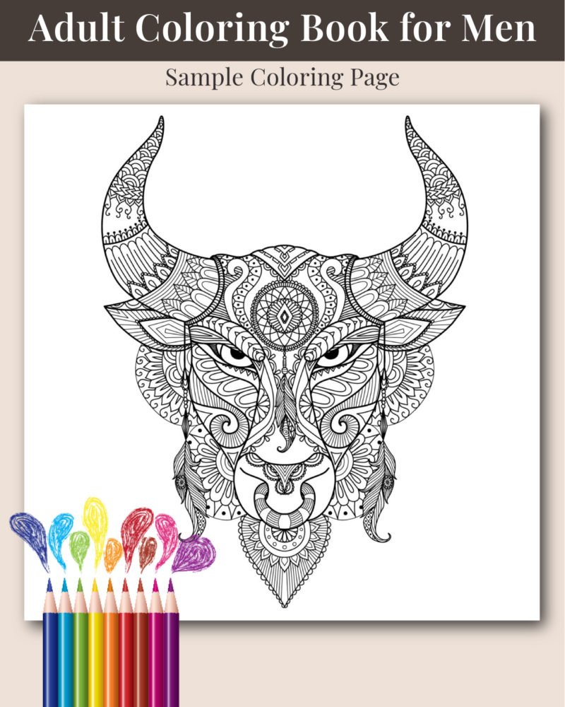 90 Adult Coloring Books For Men 84