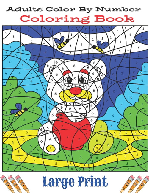 90 Adult Coloring Books With Numbers 16