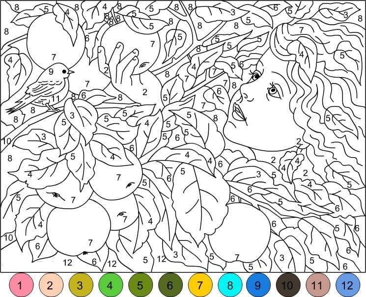 90 Adult Coloring Books With Numbers 39