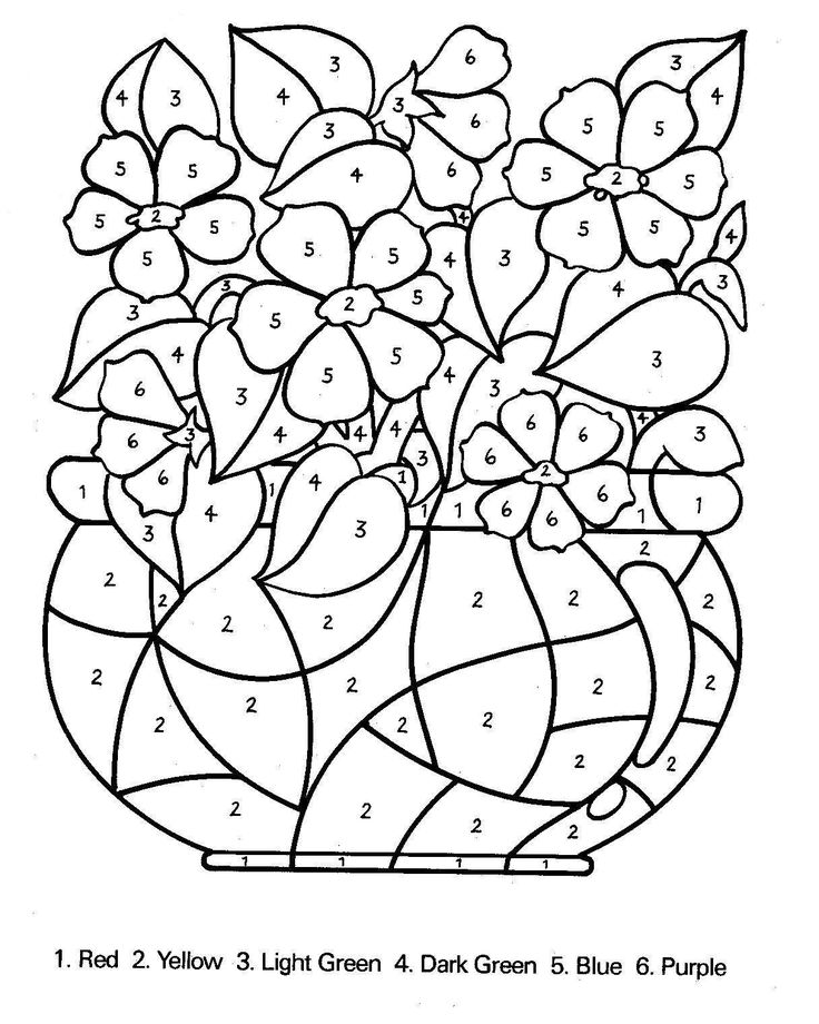 90 Adult Coloring Books With Numbers 40