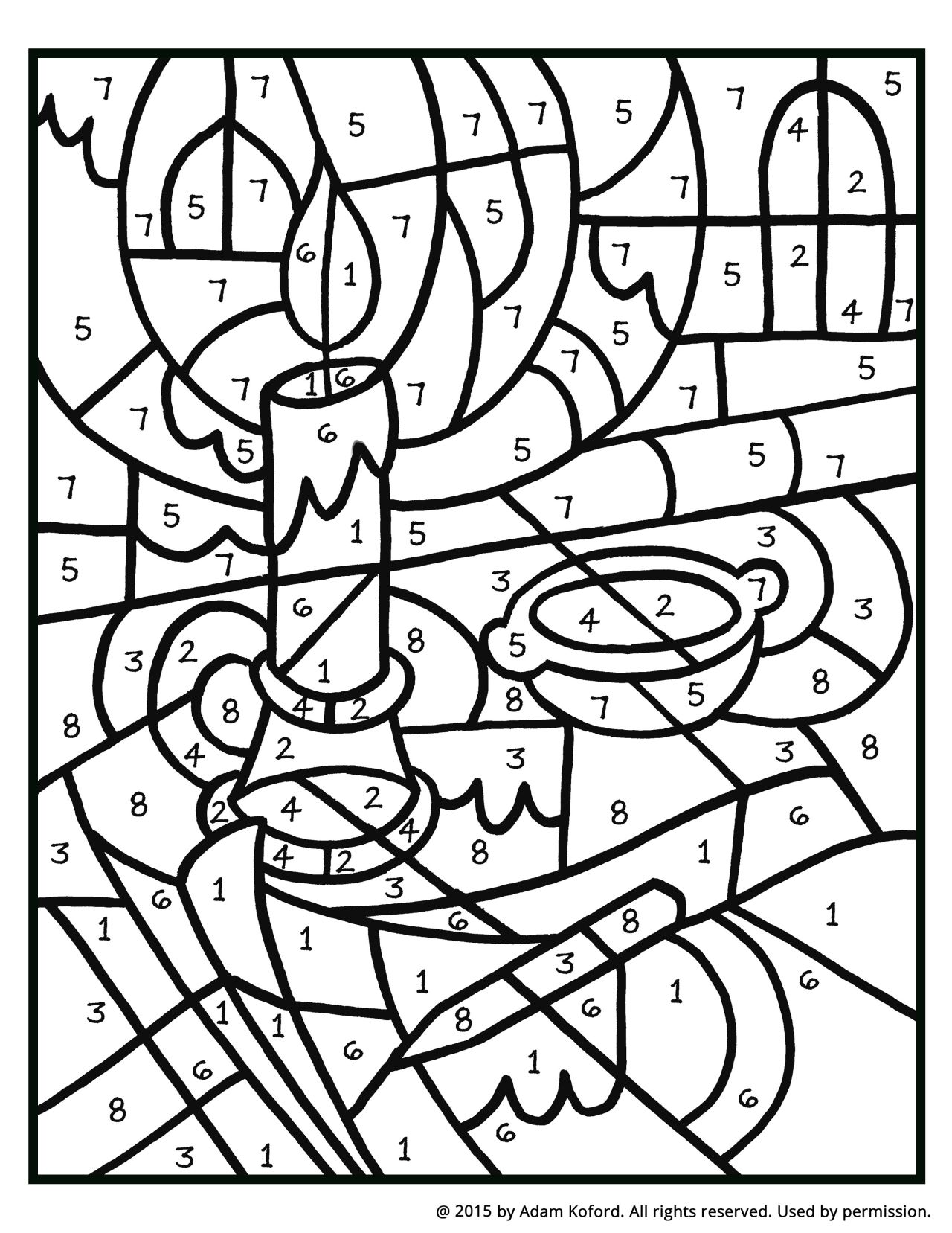 90 Adult Coloring Books With Numbers 59