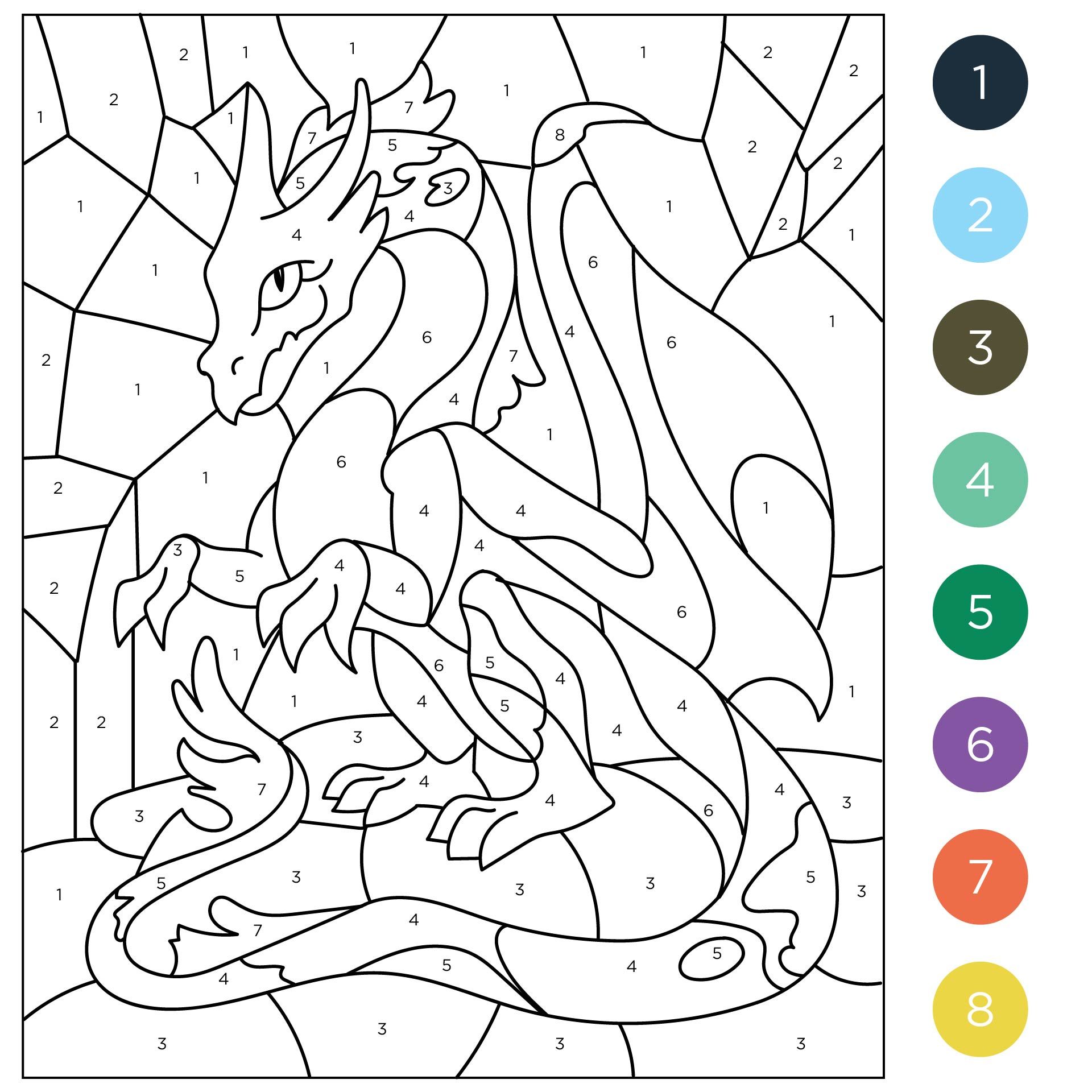 90 Adult Coloring Books With Numbers 85