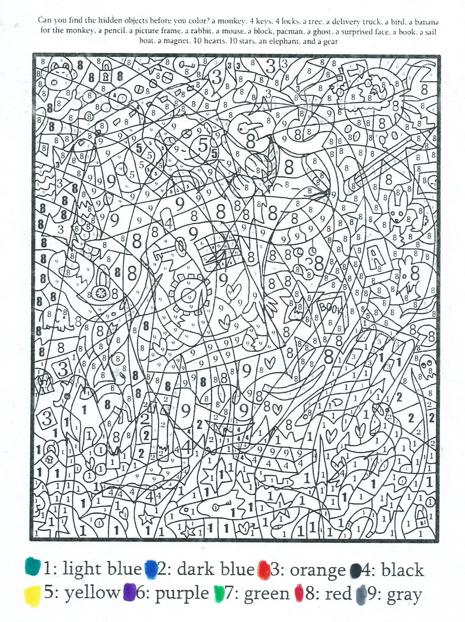 90 Adult Coloring Books With Numbers 90