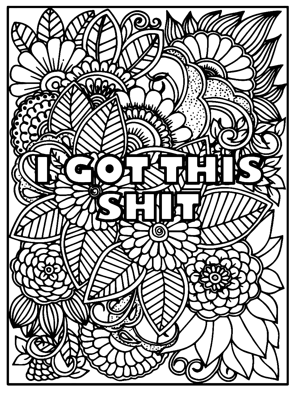 90 Adult Swear Word Coloring Book 82