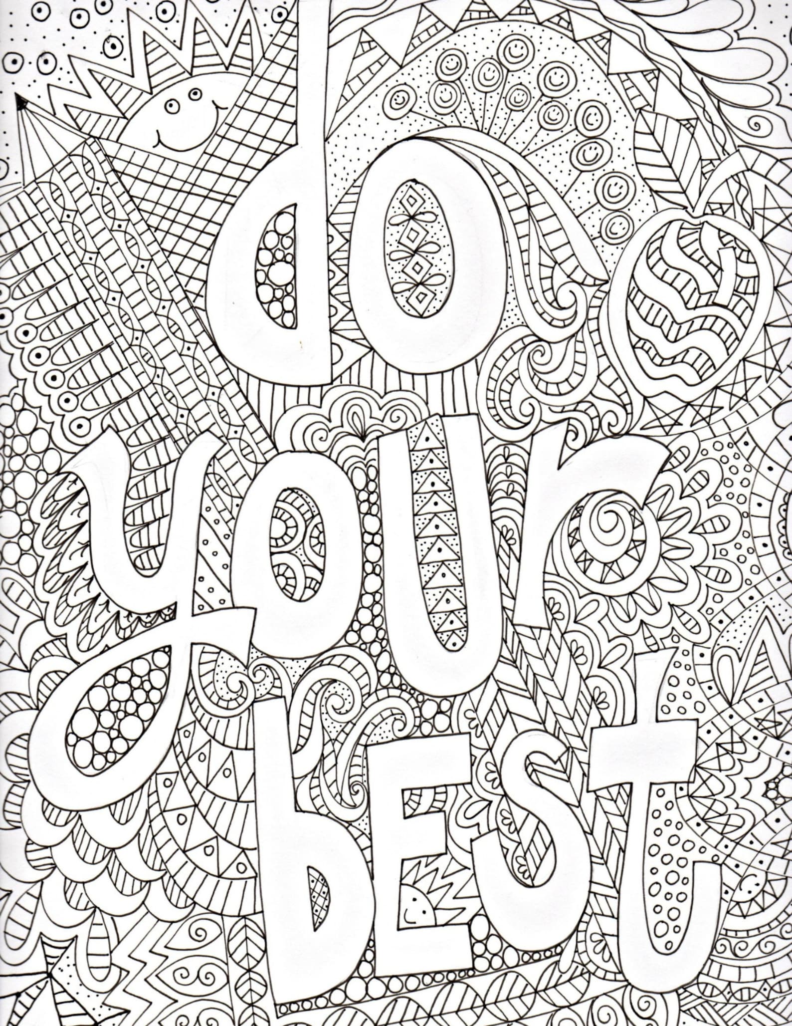 90 Printable Anxiety Coloring Books 1