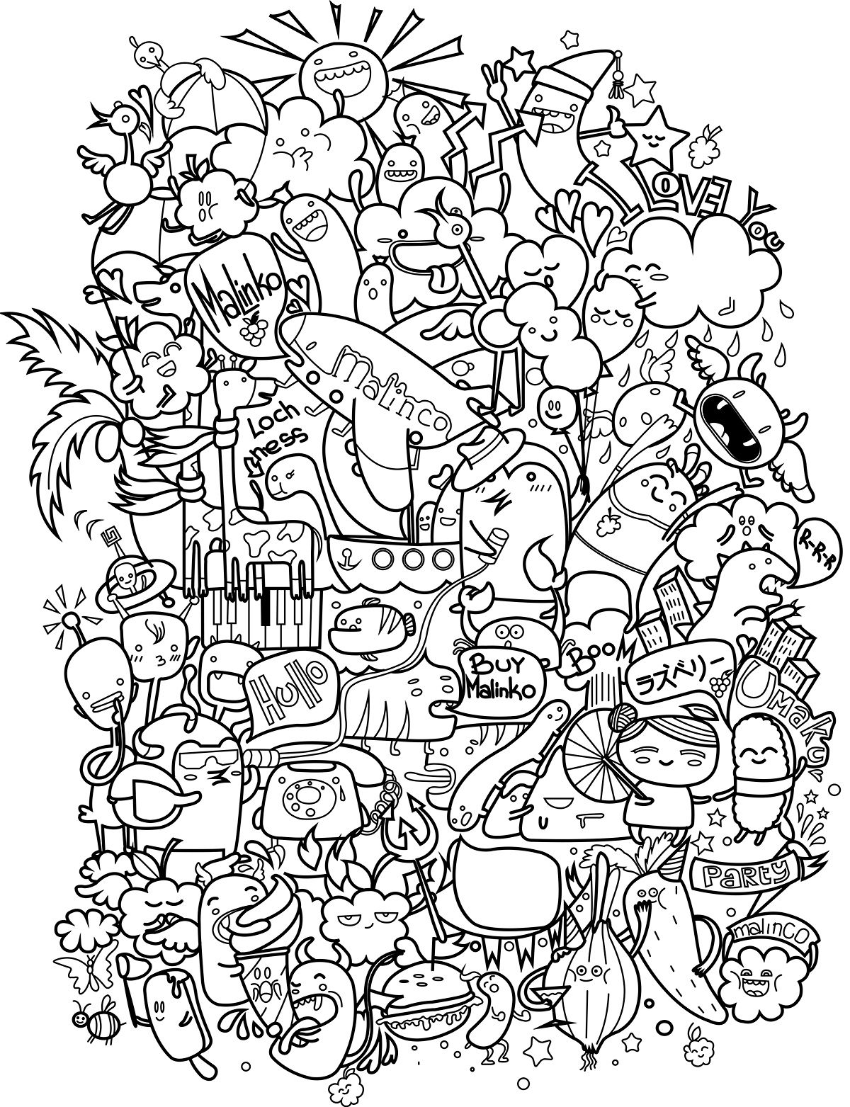 90 Printable Anxiety Coloring Books 45