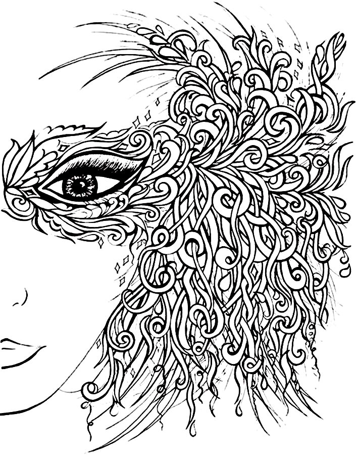 90 Printable Anxiety Coloring Books 54