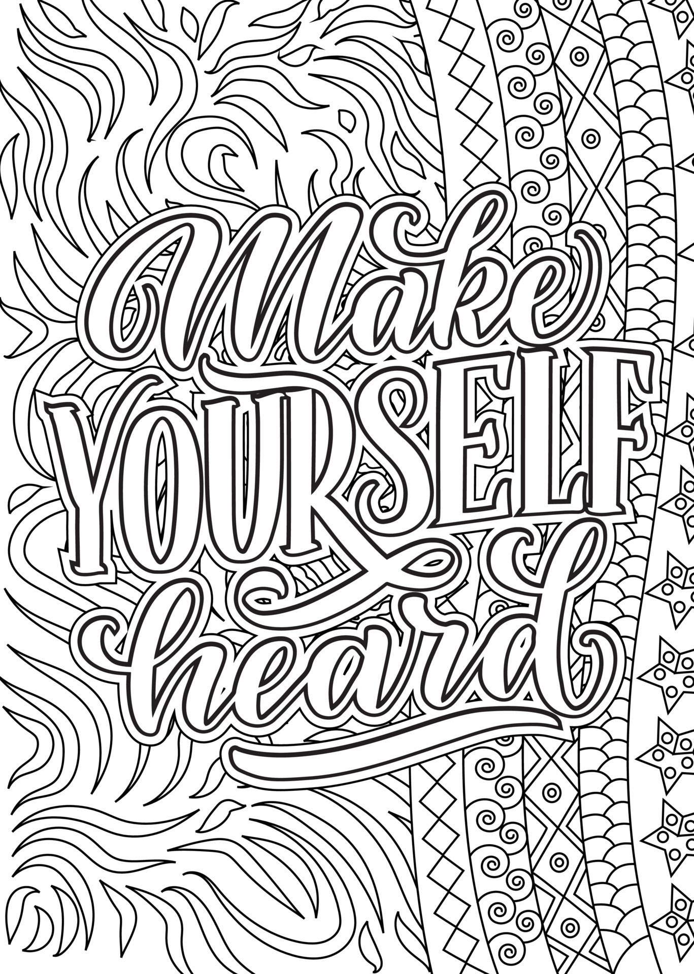 90 Printable Anxiety Coloring Books 8