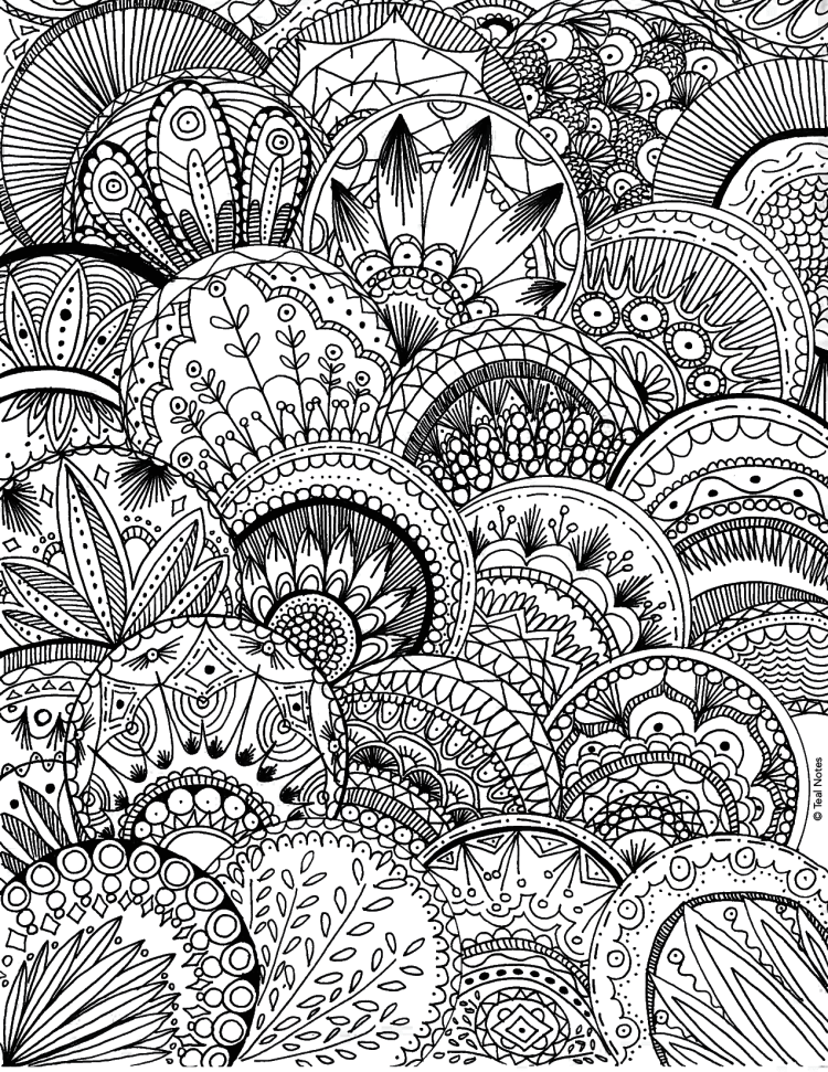 90 Printable Anxiety Coloring Books 87