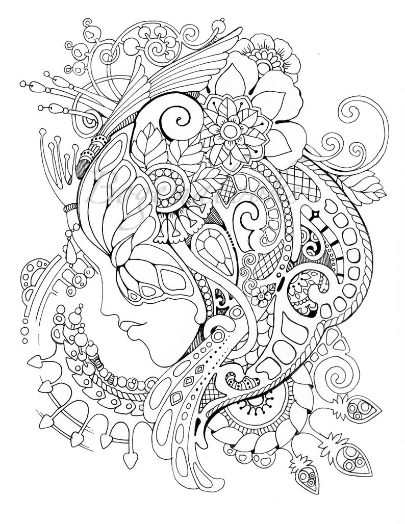 90 Printable Anxiety Coloring Books 88