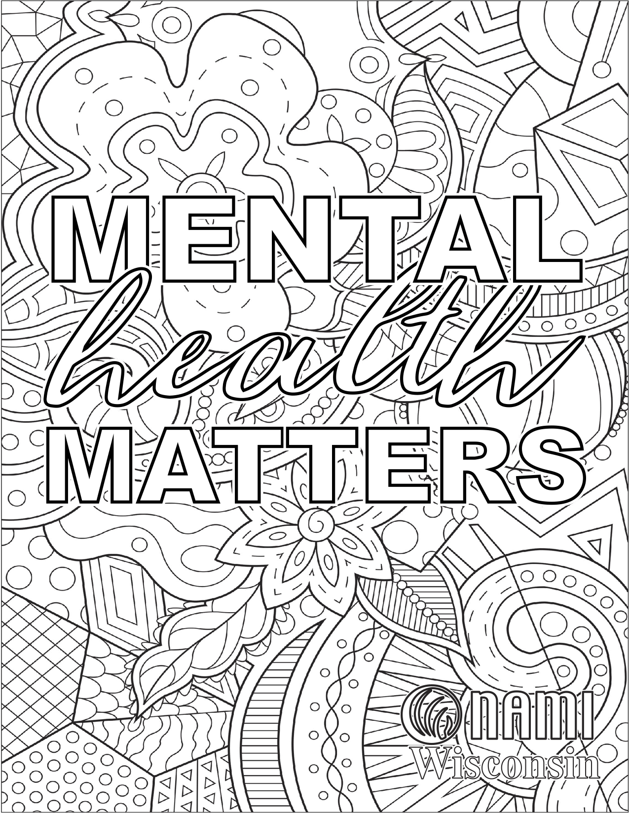 90 Printable Anxiety Coloring Books 96