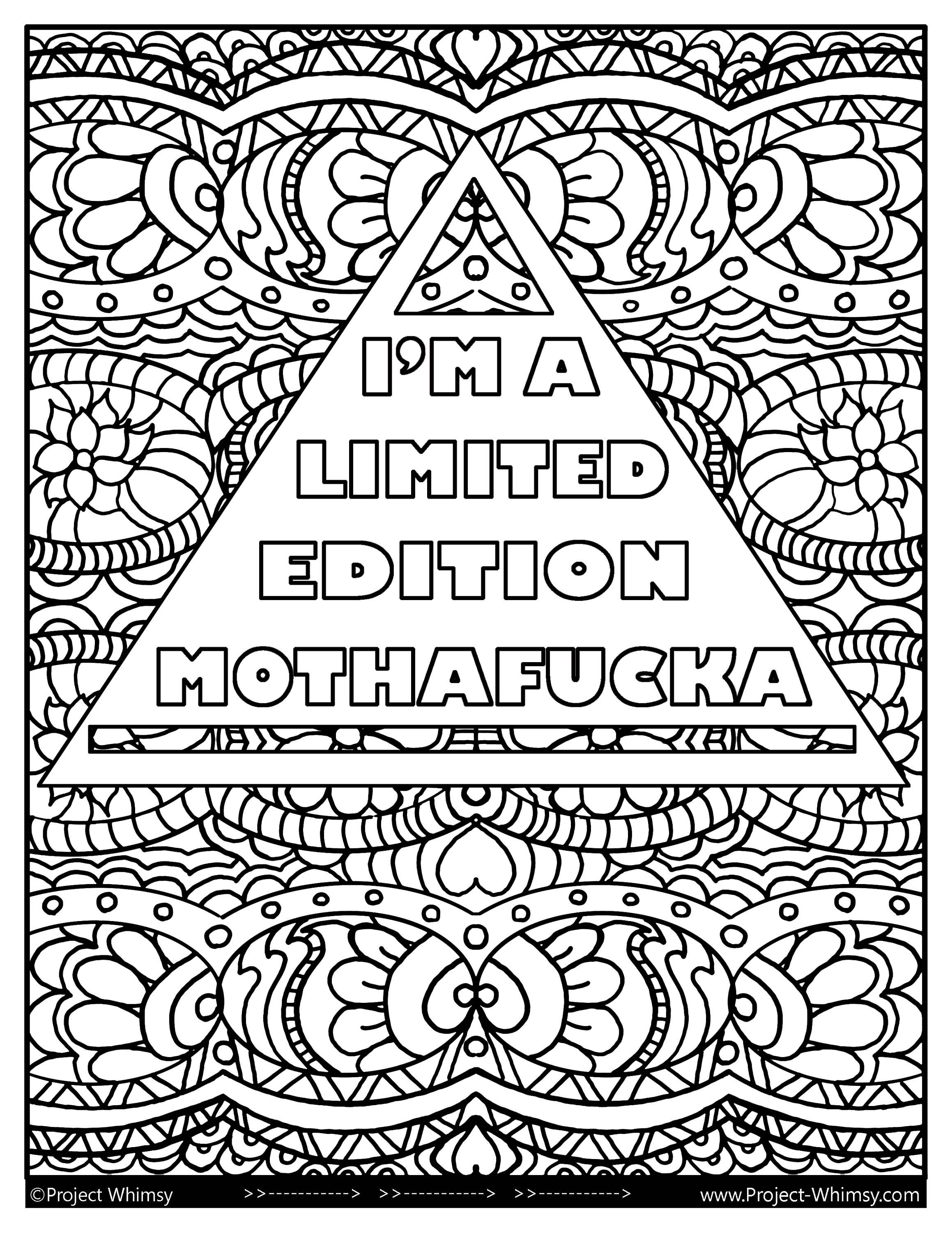 90 Printable Beautiful Word Coloring Book 24