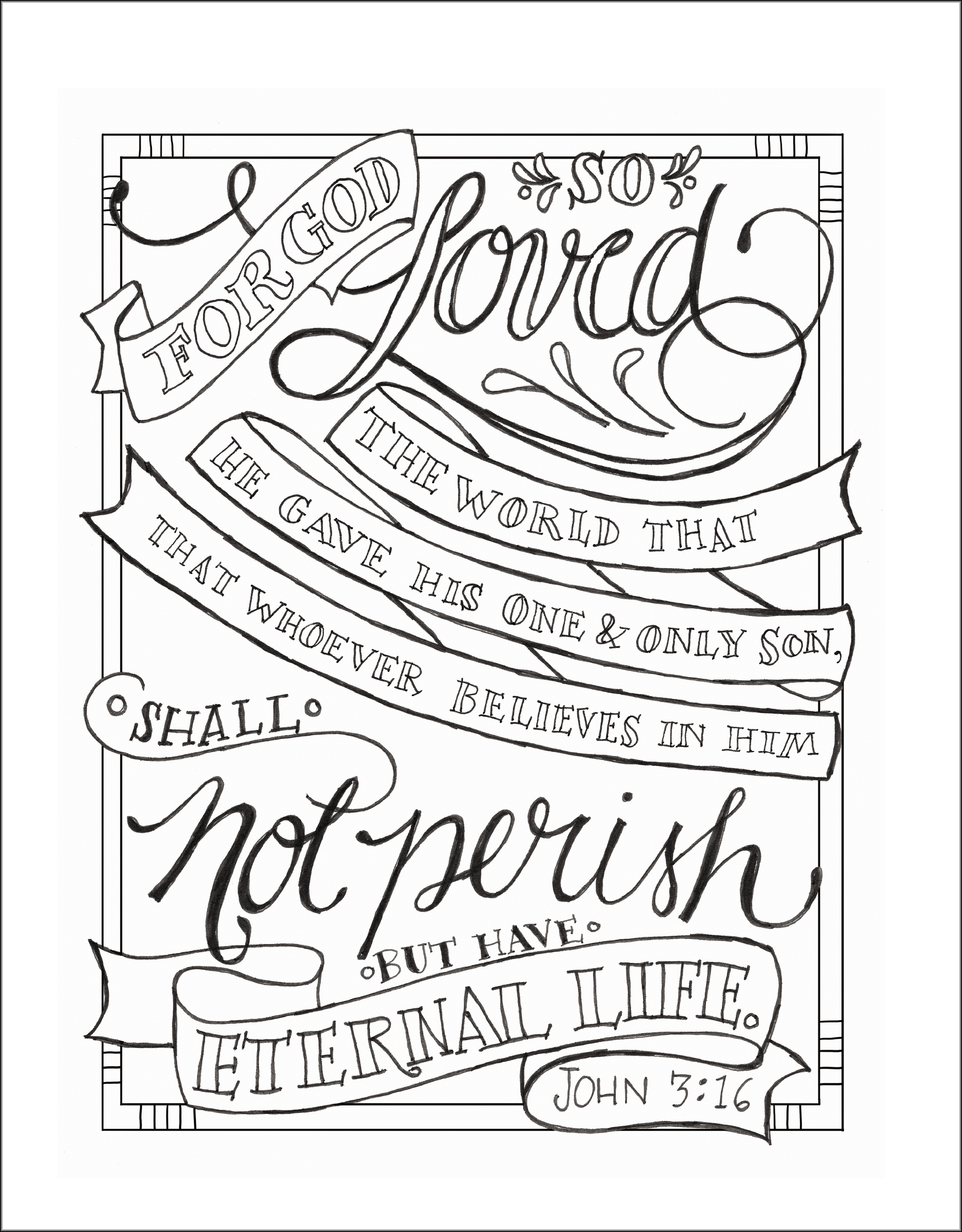 90 Printable Beautiful Word Coloring Book 27