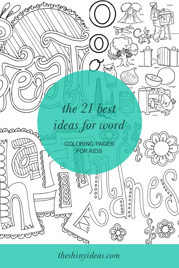 90 Printable Beautiful Word Coloring Book 45