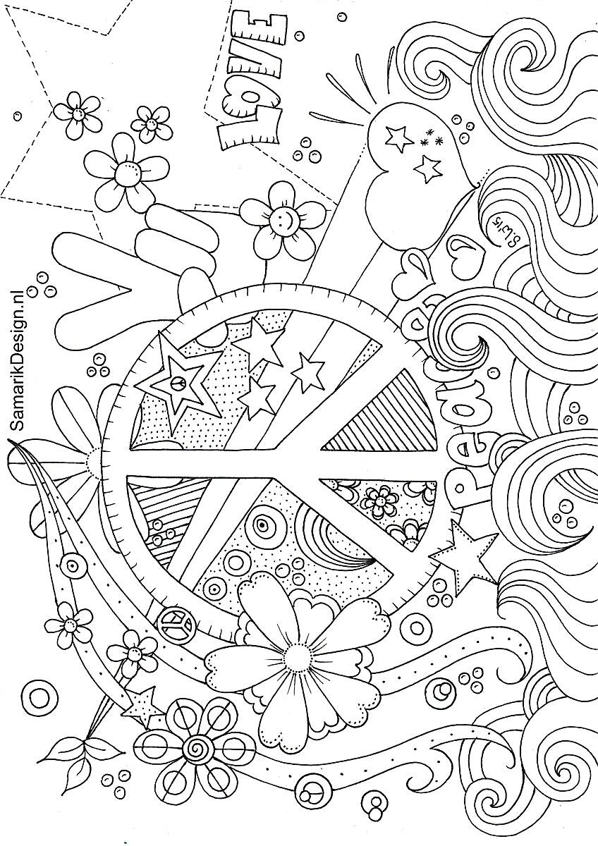 90 Printable Beautiful Word Coloring Book 47