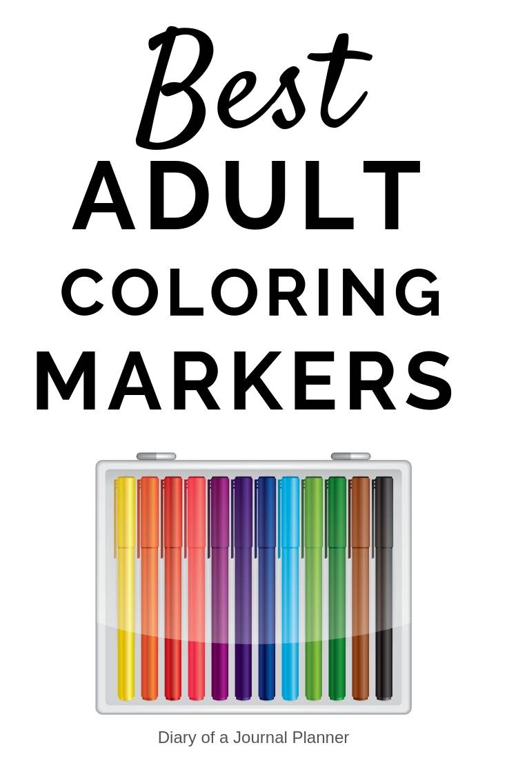 90 Printable Best Coloring Markers For Adult Coloring Books 20