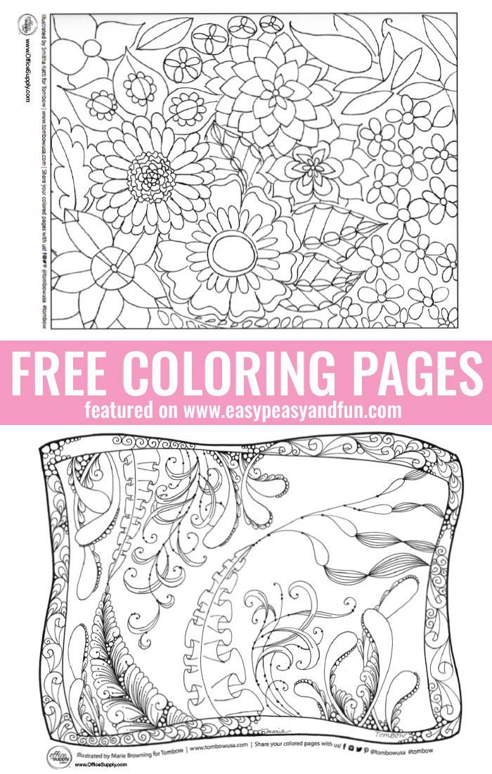 90 Printable Best Coloring Markers For Adult Coloring Books 52