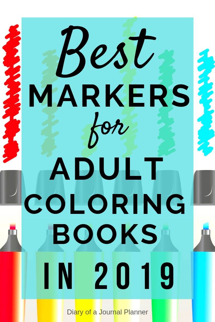 90 Printable Best Coloring Markers For Adult Coloring Books 64